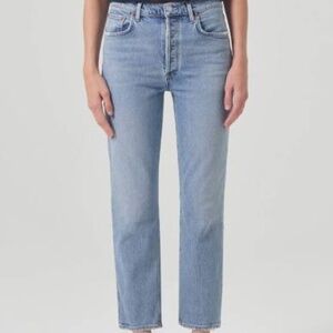 Agolde Riley High Rise Straight Crop (Stretch) Jean - 29